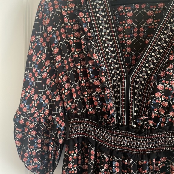 Max Studio Midi Floral Pattern Cocktail Dress - Picture 2 of 4